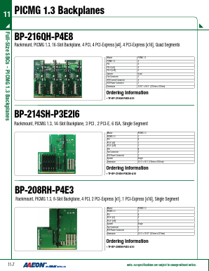 BP-216QH-P4E8 Datasheet PDF AAEON Technology