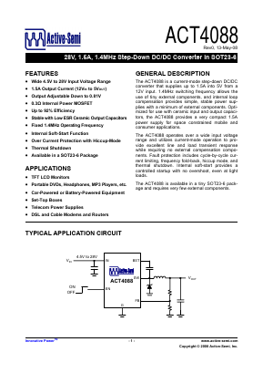 ACT4088US-T Datasheet PDF Active-Semi, Inc