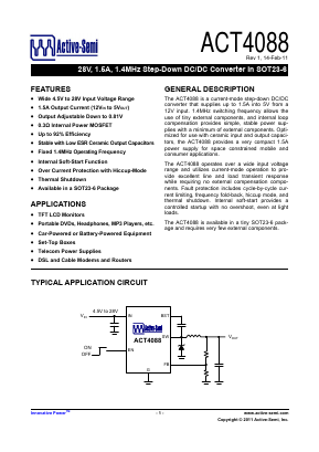 ACT4088 Datasheet PDF Active-Semi, Inc