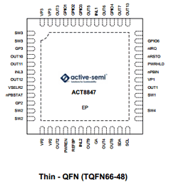 ACT8849QM411-T Datasheet PDF Active-Semi, Inc