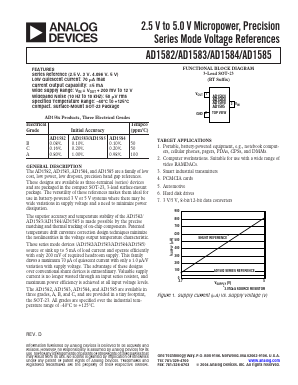 AD1582ART-REEL7 Datasheet PDF Analog Devices