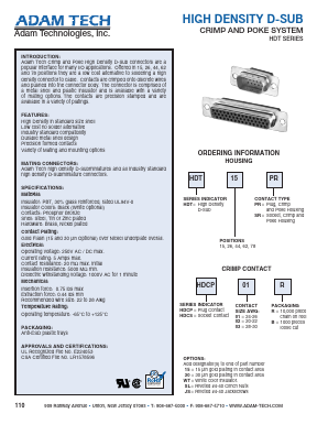HDCS02R Datasheet PDF Adam Technologies, Inc.