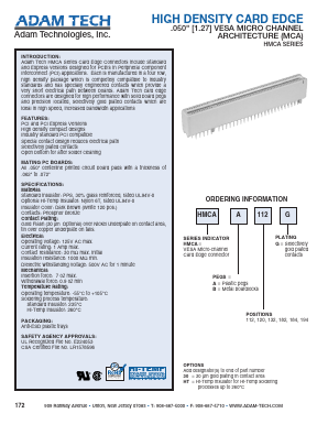 HMCAA112G Datasheet PDF Adam Technologies, Inc.