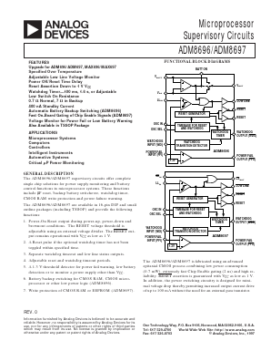 ADM8697ARU Datasheet PDF Analog Devices