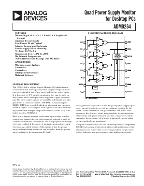 ADM9264ARN-REEL Datasheet PDF Analog Devices