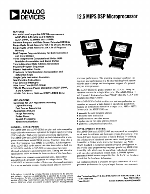 ADSP-2100ATG/883G Datasheet PDF Analog Devices