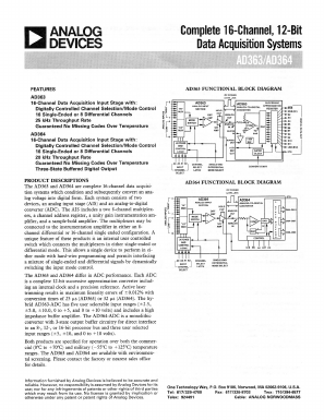 AD363 Datasheet PDF Analog Devices