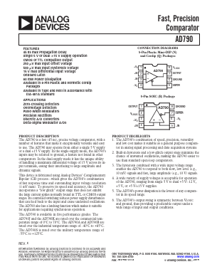 AD790S Datasheet PDF Analog Devices