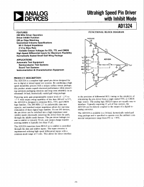 AD1324KZ Datasheet PDF Analog Devices
