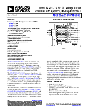 AD5648ARUZ-2 Datasheet PDF Analog Devices