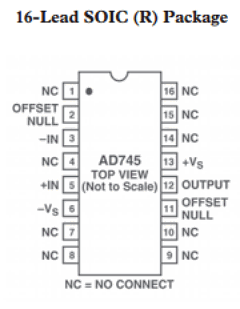 AD745JRZ-16-REEL Datasheet PDF Analog Devices