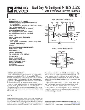 EVAL-AD7783EB Datasheet PDF Analog Devices