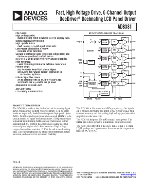 AD8381-EB Datasheet PDF Analog Devices