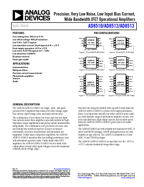 AD8513ARZ-REEL Datasheet PDF Analog Devices