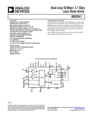 ADN2841ACP-32 Datasheet PDF Analog Devices