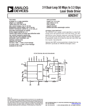 ADN2847 Datasheet PDF Analog Devices