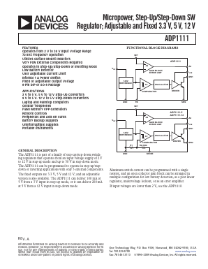 ADP1111ANZ-12 Datasheet PDF Analog Devices