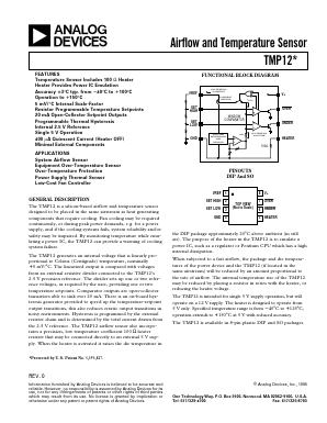 TMP12FS Datasheet PDF Analog Devices