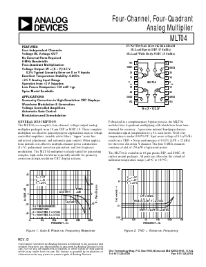 MLT04 Datasheet PDF Analog Devices