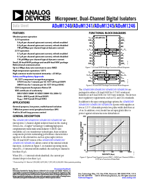 ADUM1240 Datasheet PDF Analog Devices