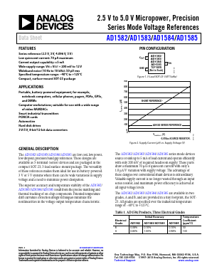 AD1582ARTZ-R2 Datasheet PDF Analog Devices