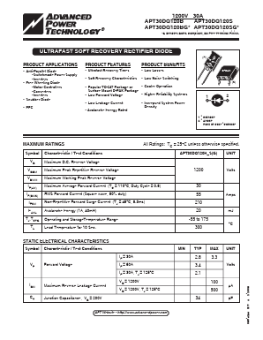 APT30DQ120B Datasheet PDF Advanced Power Technology