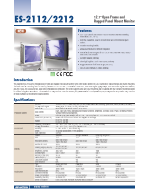 ES-2112C-VSAE Datasheet PDF Advantech Co., Ltd.