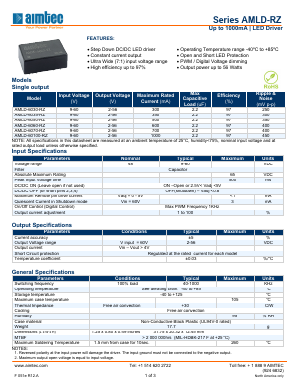 AMLD-6050-RZ Datasheet PDF AIMTEC