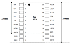 AKD4556 Datasheet PDF  Asahi Kasei Microdevices