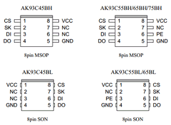 AK93C45BL Datasheet PDF  Asahi Kasei Microdevices