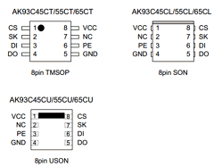 AK93C45C Datasheet PDF  Asahi Kasei Microdevices