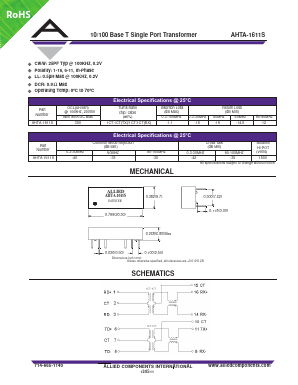 AHTA-1611S Datasheet PDF Allied Components International