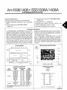 SSS1408A-8Q Datasheet PDF Advanced Micro Devices