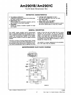 AM2901BDM Datasheet PDF Advanced Micro Devices