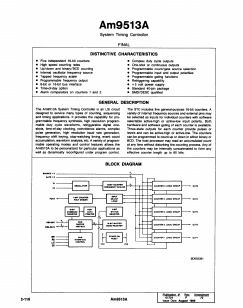 AM9513AJIB Datasheet PDF Advanced Micro Devices