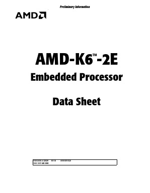 AMD-K6-2E-266AMZ Datasheet PDF Advanced Micro Devices