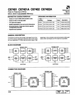 C67402 Datasheet PDF Advanced Micro Devices