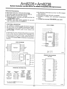 P8228 Datasheet PDF Advanced Micro Devices