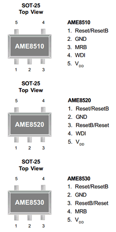 AME8530AEEVAFE31 Datasheet PDF AME, Inc