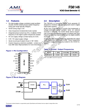 11640-823 Datasheet PDF AMI Semiconductor
