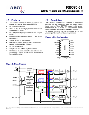 FS6370 Datasheet PDF AMI Semiconductor