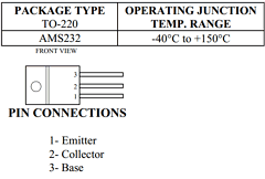 AMS232 Datasheet PDF Advanced Monolithic Systems Inc