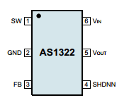 AS1322A-BTTT Datasheet PDF austriamicrosystems AG
