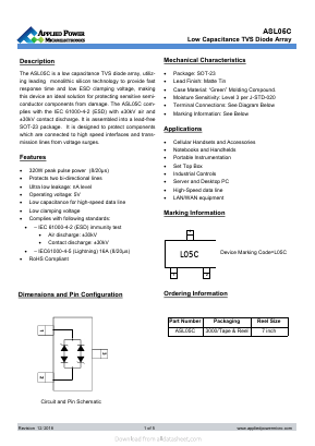 ASL05C Datasheet PDF Applied Power Microelectronics Co.,Ltd.