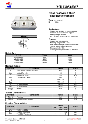 MD130S08M5 Datasheet PDF Jiangsu APT Semiconductor Co.,Ltd.