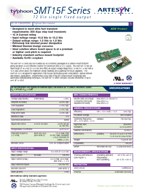 SMT15F Datasheet PDF Artesyn Technologies