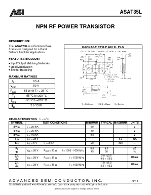 ASAT35L Datasheet PDF Advanced Semiconductor