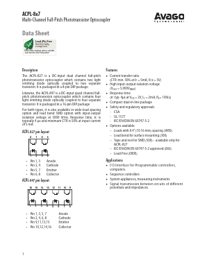 ACPL-827-06CE Datasheet PDF Avago Technologies