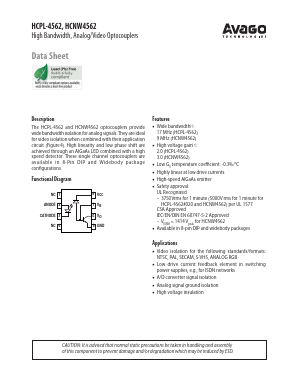 HCPL-4562-300 Datasheet PDF Avago Technologies