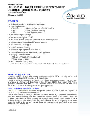 ACT8512-7 Datasheet PDF Aeroflex Corporation